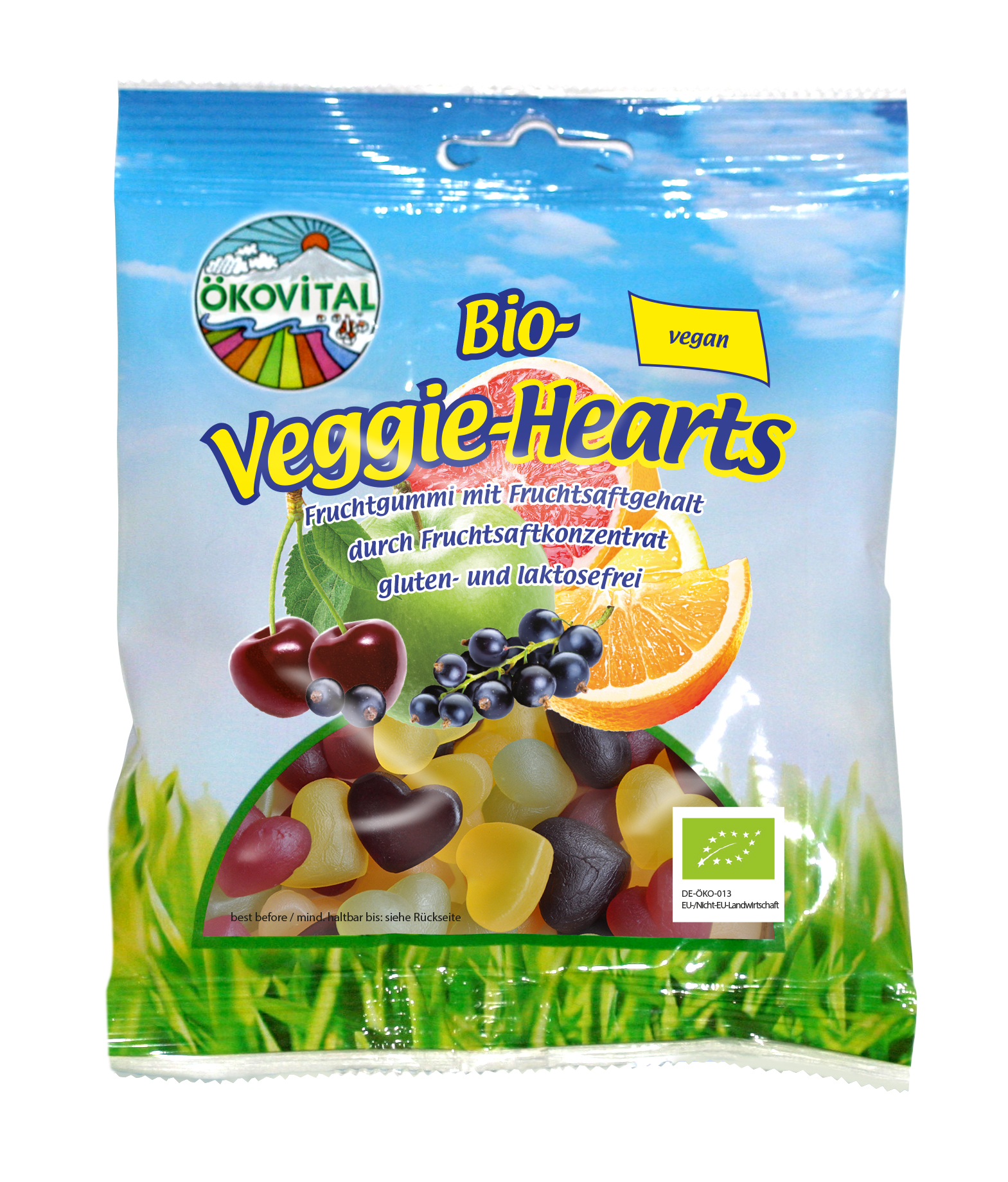 Verpackte Veggie Hearts