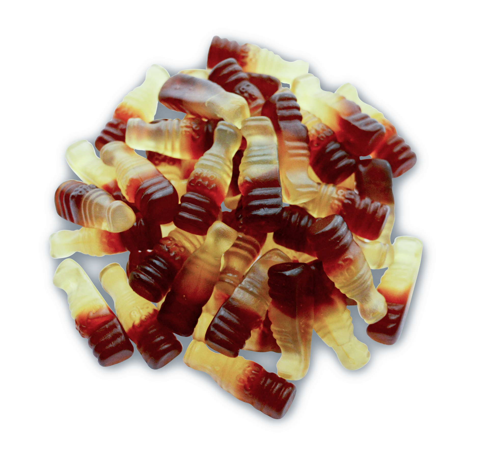 Unverpackte Stärke Cola Bottles