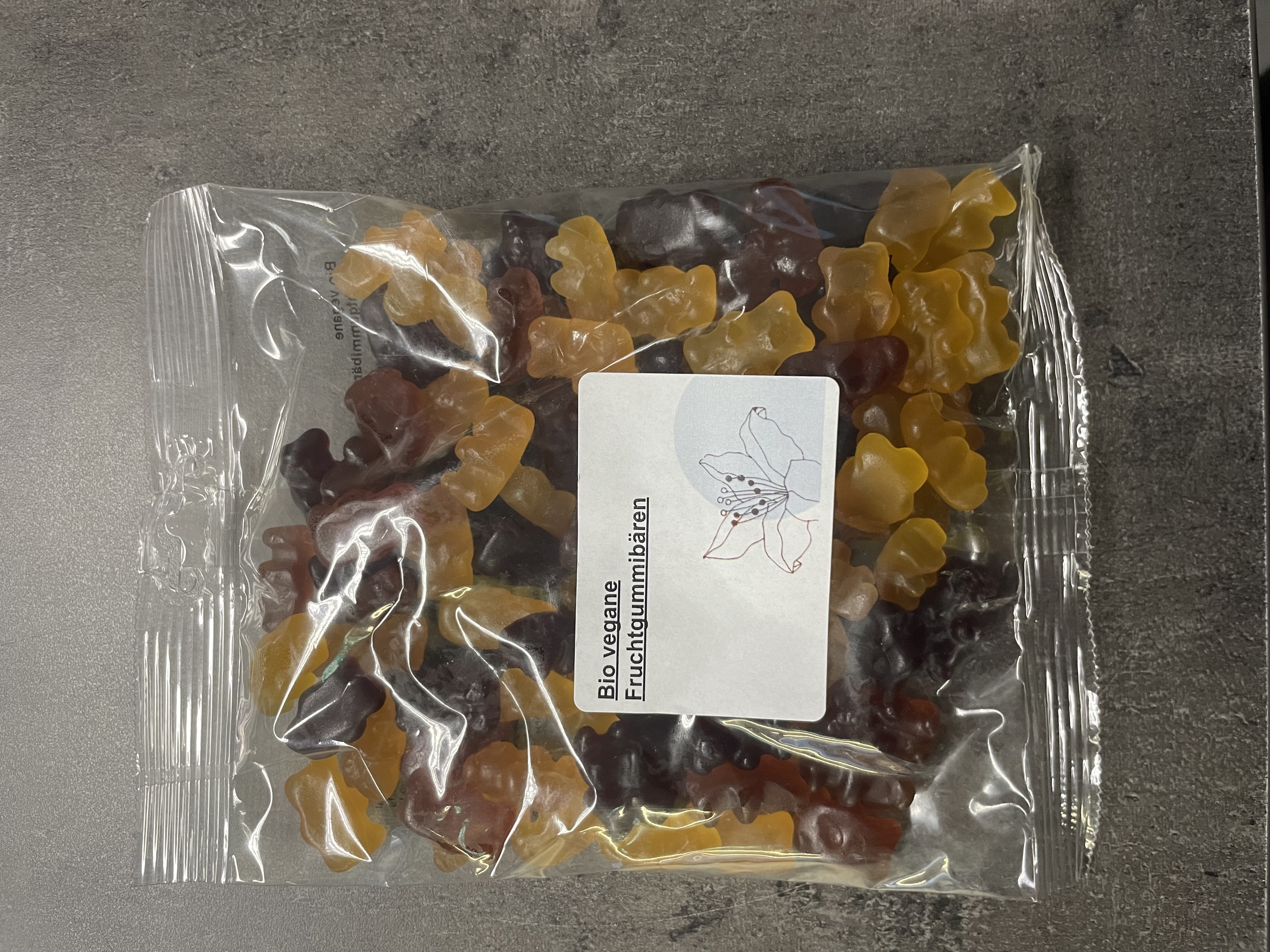 Bio vegane Fruchtgummibärchen