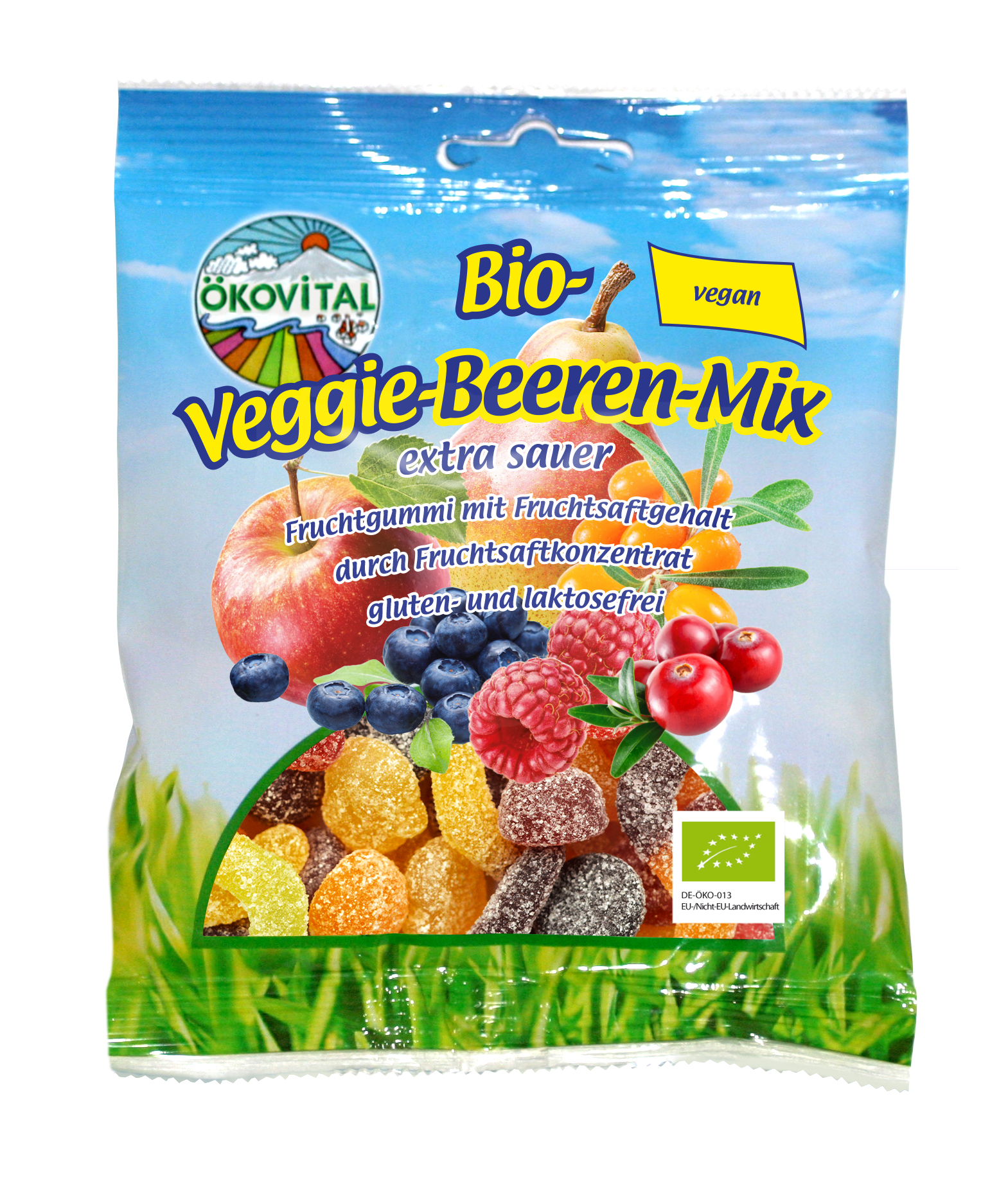 Verpackte Veggie Beeren mix